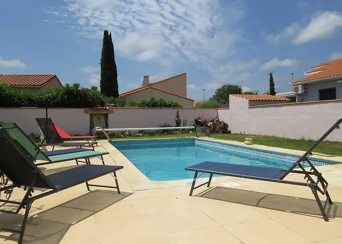 Familiale Avec Piscine Privee Pres Des Plages - Fr-1-529-156 Villa Saint-Laurent-de-la-Salanque